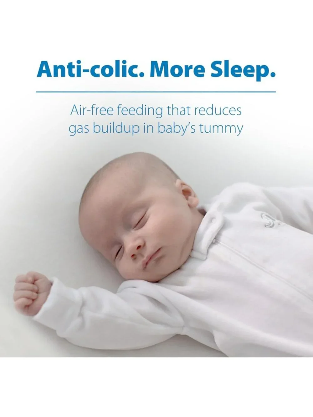 Anti-Colic Wide-Neck Glass Baby Bottles, 9 oz - Set of 3 for Easy Feeding